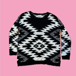 Cool Aztec Geometric Sweater